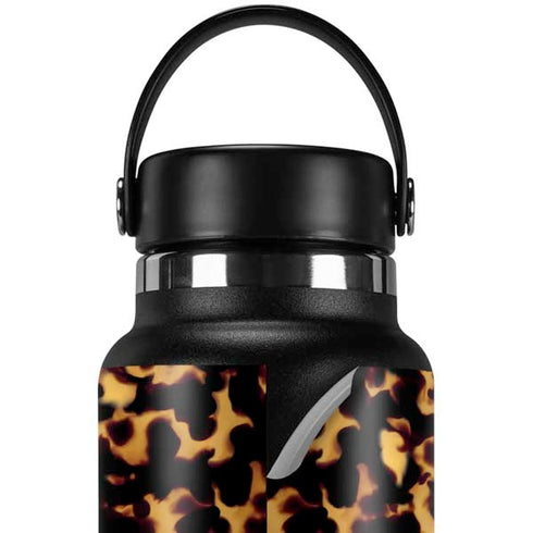Tortoise Shell Hydro Flask 32oz Wide Mouth Skin